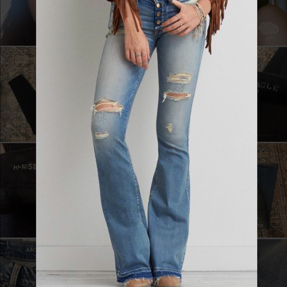 American Eagle Artist Flare Jeans Bell Bottoms